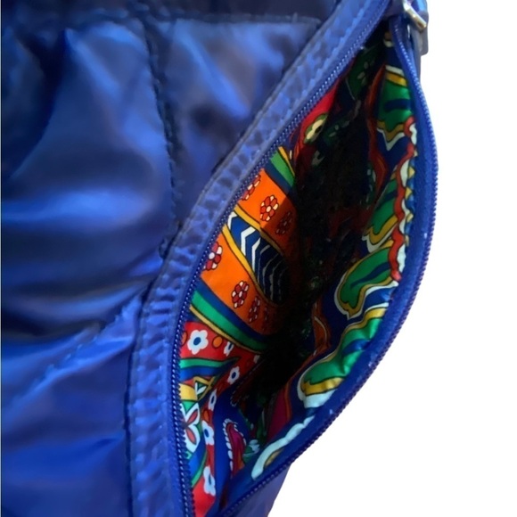 Vera Bradley Puffer Reversible Tote in Venitian Paisley Navy - Picture 12 of 14